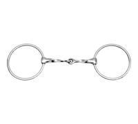 FEELING double ring snaffle with 2 large rings 13.5 cm