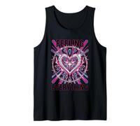 Feeling Everything Tribal Heart Y2K Airbrush Art Tank Top