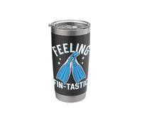 Feeling Fin-Tastic Under Water Diver Scuba Divers Diving Stainless Steel Insulated Tumbler