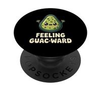 Feeling Guac-ward Awkward Guacamole Puns - PopSockets Adhesive PopGrip