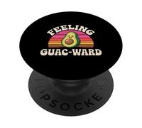 Feeling Guac-ward Awkward Guacamole Puns - PopSockets Adhesive PopGrip