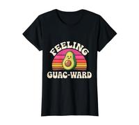 Feeling Guac-Ward Awkward Guacamole Puns - Value Graphic T-Shirt, Women, Black, M