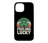 Feeling Lucky Retro Casino Humor St Patricks Day Vibes Case for iPhone 15