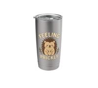 Feeling Prickly Cute Hedgehog Funny Mood Graphic Stainless Steel Insulated Tumbler