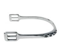 FEELING ribbed spurs made of stainless steel, silver