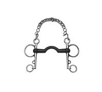 FEELING rod pelham with free tongue, rubber mouthpiece 12.5 cm