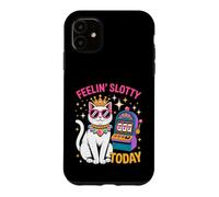 Feeling Slotty Today Gambling Casino Cat Funny Slot Machine Case for iPhone 11