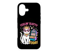 Feeling Slotty Today Gambling Casino Cat Funny Slot Machine Case for iPhone 17