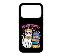 Feeling Slotty Today Gambling Casino Cat Funny Slot Machine Case for iPhone 17 Pro