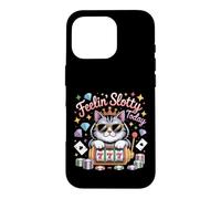 Feeling Slotty Today Gambling Slot Machine Funny Casino Cat Case for iPhone 16 Pro