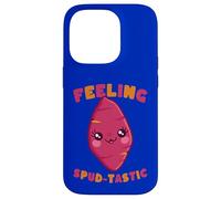 Feeling Spud-Tastic Kawaii Sweet Potato Pun Case for iPhone 14 Pro
