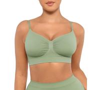 FeelinGirl Bralettes for Women Seamless Everyday Bras Mint Green XXL