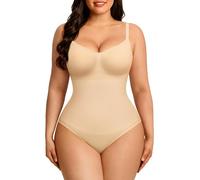 FeelinGirl Full Body Shapewear Tummy Control Bodysuit for Women Butt Lifter Body Shaper M/L