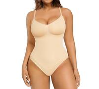FeelinGirl Full Body Shapewear Tummy Control Bodysuit for Women Butt Lifter Body Shaper XS/S