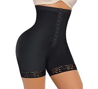 FeelinGirl High Waist Butt Lifter Women's Shapewear Adjustable Slimming Shapewear for Women Tummy Control with Hook and Eye Body Shaper for Women Black 3XL