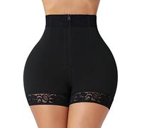 FeelinGirl High Waisted Tummy Control Knickers Seamless Body Shaper for Women Butt Lifter Shapewear Slimming Underwear Briefs Black XXL
