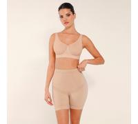 Feelingirl Seamless Comfort Mid Waist Tummy Control Ege-free Panties Shaping Shorts for Women M/L Skin, Couple Gift Perfect Gift