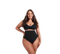 Feelingirl Seamless High-Waist Tummy Control Instant Smooth Shaped Low Rise Underwear Knickers for Women XS/S Black, Couple Gift Perfect Gift