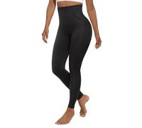 FeelinGirl Yoga Leggings for Women High Waisted Seamless Tummy Control Compression Yoga Pants with No Roll Down Strip Workout Black XL