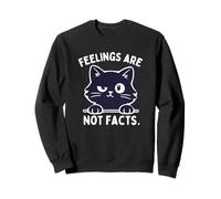 Feelings Are Not Facts Cat Lover Therapist Coping Skills Sweatshirt