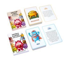 Feelings Cards for Kids - Emotion Flash Deck, Mindfulness Activity Set | Counseling Teaching Resource for Classroom Parents Therapists Coaches Homeschool Psychologists Student Child Development