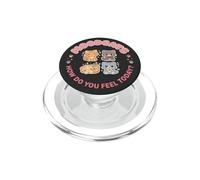 Feelings How Do You Feel Today Cute Cat Mood Chart Kawaii PopSockets PopGrip for MagSafe
