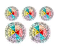 Feelings Wheel Chart Stickers,Feelings Wheel Sticker,Colorful Office Decor | Educational Charts and Posters to Promote Mental Health for Workers
