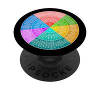 Feelings Wheel Emotions Chart Therapist Counselor Tool PopSockets Adhesive PopGrip