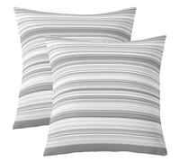 feelingyou Geometric Line Kids Throw Pillow Cover,Y2K Retro Stripe Patchwork Double Sides Pillow Case,Modern Minimalist Abstract Home Decor,Grey Bed Couch Sofa Cushion Cover,2 Pack 24"x24"