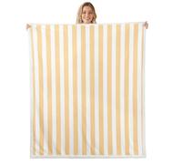 feelingyou Geometric Lines Kids Throw Blanket,Classic Stripe Patchwork Bed Blanket,Moroccan Y2K Simple Modern Girls Boys Sofa Decor,Orange Fuzzy Blanket,40 x 50 Inches