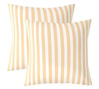 feelingyou Geometric Lines Kids Throw Pillow Cover,Classic Stripe Patchwork Double Sides Pillow Case,Moroccan Y2K Simple Modern Home Decor,Orange Bed Couch Sofa Cushion Cover,2 Pack 20"x20"