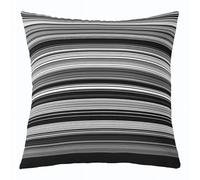 feelingyou Geometric Stripes Kids Throw Pillow Cover,Modern Classic Line Patchwork Double Sides Pillow Case,Mid Century Minimalist Home Decor,Black Bed Couch Sofa Cushion Cover,1 Pack 16"x16"