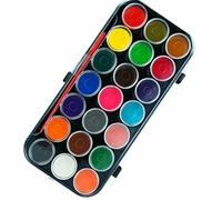 FEELIT Watercolour Paint Set, 21 Colours with 1 Paint Brush & with the Mixing Palette, Watercolour Paint for KIds, Artists, Beginners, Students, Hobbyists, Adults, School