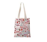 FEELMEM Annie Musical Inspired Tote Bag Broadway Musical Gift Broadway Merch Annie Fans Reusable Grocery Bag