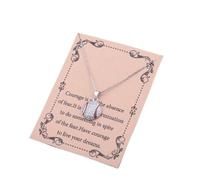 FEELMEM Baseball Charm Necklace Sport Team Encouragement Gift Baseball Coach Gift Sports Inspirational Jewelry For Women, S, Metal, Cubic Zirconia