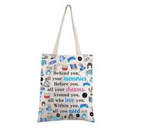 FEELMEM Broadway Hairspray Gift Behind You All Your Memories Hair Spray Musical Tote Bag Broadway Musical Merchandise
