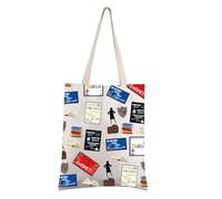 FEELMEM Broadway Matilda Fans Gift Matilda the Musical Tote Bag Matilda Movie Inspired Gift Matilda Musical Merchandise