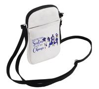 FEELMEM Finer Women Sorority Gifts You're the Sister I Got to Choose Crossbody Bag Greek Sorority Sisterhood Gifts Woman Bag (beige)