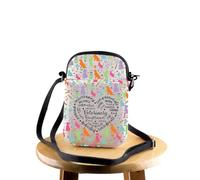FEELMEM Future Veterinarian Gifts Veterinary Receptionist Crossbody Bag Veterinary Student Gift Vet Tech Messenger Bag (beige)