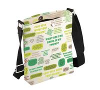 FEELMEM Green Movie Gift Shrek Movie Quotes Crossbody Bag Green Fans Gifts Musical Crossbody Purse