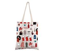 FEELMEM Handmaid TV Show Inspired Gift Tote Bag Feminist Gift Handmaid Merchandise For The Handmaid Movie Fans