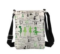 FEELMEM Irish Dancer Crossbody Bag Irish Dance Instructor Gift Irish Dance Lover Gift Irish Dance Team Inspiration Gift (beige)