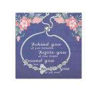 FEELMEM Lacrosse Player Gift Lacrosse Lover Slider Bracelet Lacrosse Mom Jewelry Lacrosse Team Leader Appreciation Gift (Lacrosse Bracelet)