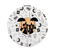 FEELMEM Magic Witch Inspired Compact Mirror Sisters Apothecary Gift Movie Owens Sisters GiftTV Show Witchy Lover Gift (beige)