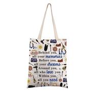 FEELMEM Mama Mia Musical Gift Behind You All Your Memories Mamma Broadway Musical Tote Bag For Mamma Fans