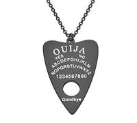 FEELMEM Ouija Board Planchette Pendant Necklace Oujia Inspirational Gift Spirit Board Art Jewelry Wiccan Jewelry (Ouija-necklace)
