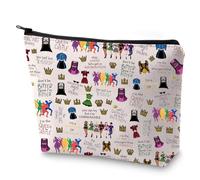 FEELMEM Six The Musical Merchandise Queen Fans Cosmetic Bag Zipper Pouch Broadway Musical Merch Survival Kit