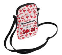 FEELMEM Sorority Crossbody Bag Never Underestimate The Power Of A Delta Girl Bag Greek Sorority Gift (beige)