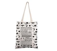 FEELMEM Thrones Inspired Gift Night Gathers And Now My Watch Begins Tote Bag Thrones Game Themed Night Watcher Merchandise