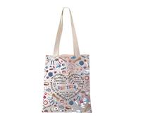 FEELMEM Vet Tech Gift Thank You Canvas Tote Bag Veterinarian Appreciation Gift Animal Rescue Gift Future Veterinarian Nurse Gift